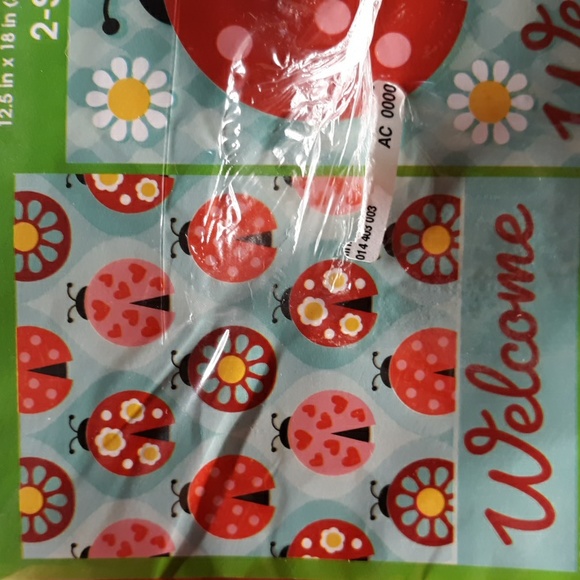 Garden flag. Ladybugs welcome - Picture 2 of 2